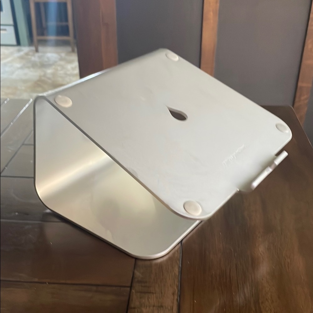 Silver Laptop Stand